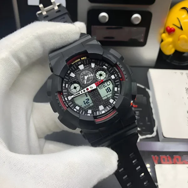 Black wristwatch 0018 - Image 3